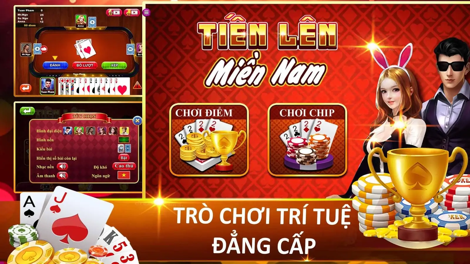 Tiến lên miền Nam, trò chơi trí tuệ đẳng cấp